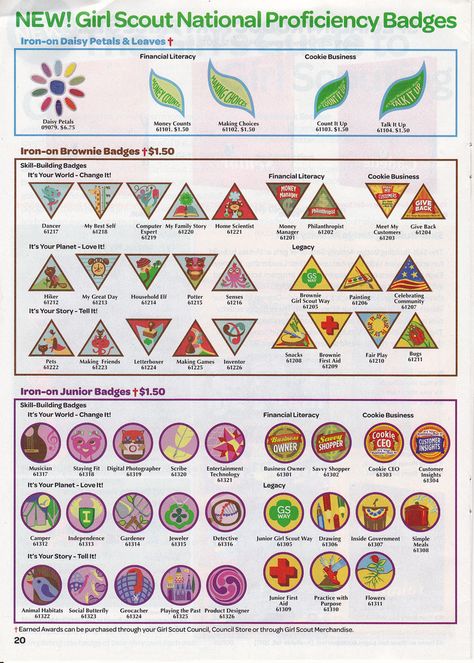 all girl scout badges chart - Google Search Girl Scout Brownie Badges, Junior Girl Scout Badges, Brownie Badges, Girl Scout Troop Leader, Girl Scout Patches, Scout Mom, Girl Scout Badges, Girl Scout Daisy, Girl Scout Activities