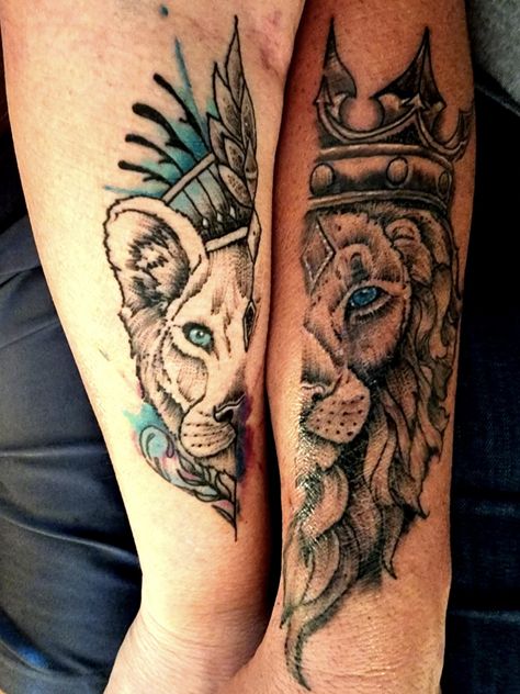 My King, his Queen King 810, King Queen Tattoo, Couples Tattoo, Queen Tattoo, His Queen, Band Tattoo, I Kings, Couple Tattoos, My King