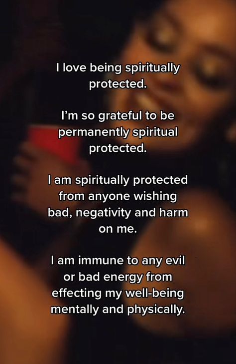 Protective Affirmations, Manifesting Protection, Protection Affirmations Spiritual, Protection Affirmations, Affirmation Black Women, Protect Your Energy Aesthetic, Self Protection, Protection Affirmation, Protect Energy Affirmations