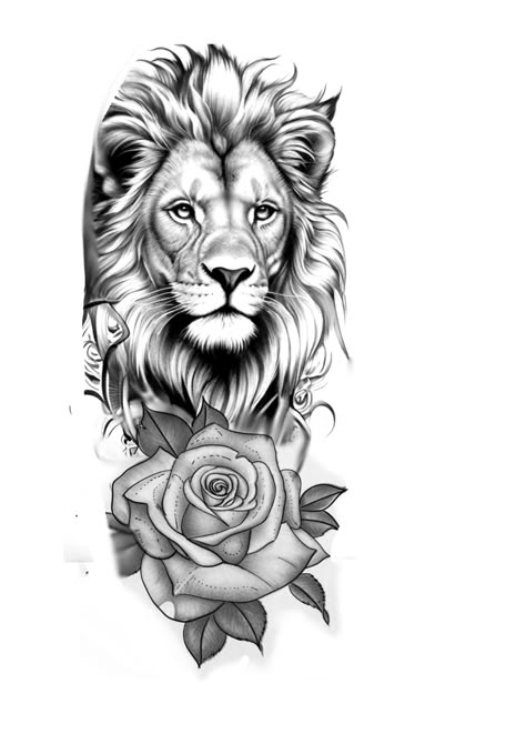 Leones Tattoo, Miracle Tattoo, Lion And Rose Tattoo, Lion Hand Tattoo, Chest Tattoo Drawings, Baby Tattoo Designs, Tiger Tattoo Design, Palm Tattoos, Special Tattoos