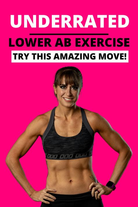 This amazing move is a great way to target your lower abs! Lower Ab Exercises, Ab Workout For Women, Best Lower Ab Exercises, Tummy Exercises, Get Rid Of Love Handles, Rid Of Love Handles, Lower Ab Workout, Redefining Strength, Rectus Abdominis