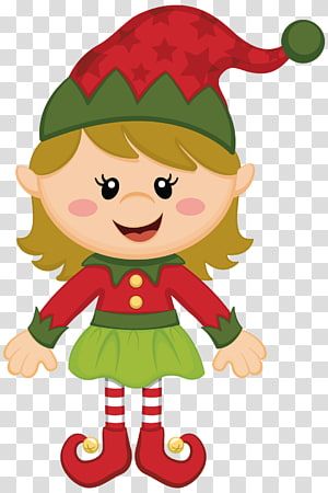 Elf Clipart, Santa Claus Elves, Elf Drawings, Christmas Cartoon Characters, Elf Tree, Cartoon Reindeer, Tree Santa, Idee Cricut, Christmas Border