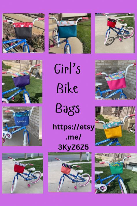 Bike Bag Pattern, Bike Baby, Scooter Bags, Bike Bags, Micro Scooter, Baby Bike, Handlebar Bag, Duck Cloth, Bicycle Bag