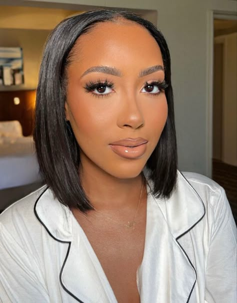 Soft Wedding Makeup, Daytime Glam, Daytime Makeup, Classy Makeup, Prom Makeup Looks, Makeup Lessons, Soft Glam Makeup, Brown Skin Makeup, Makeup For Black Skin