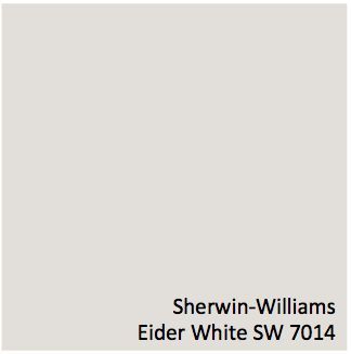 Sherwin-Williams Eider White (SW 7014) | HGTV HOME™ by Sherwin ... Eider White Sherwin Williams, White Basement, White Sherwin Williams, Eider White, Bedroom Remodeling, Shoji White, House Paint Colors, Favorite Paint Colors, Sherwin Williams Paint Colors