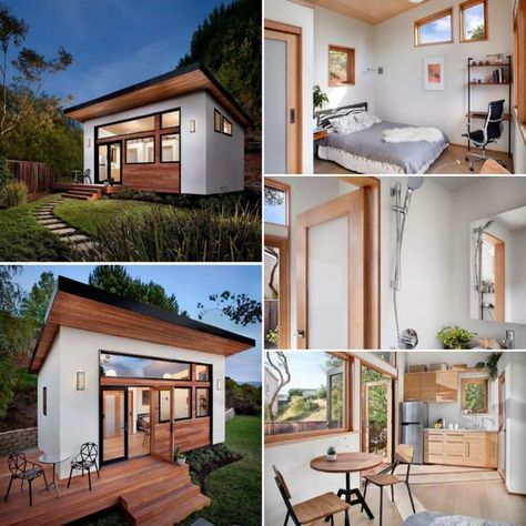 Innovative Ideas for Tiny House Inspiration One Story Tiny House, Tiny House Shipping Container, Building A Wooden House, Tiny House Village, Small Tiny House, Modern Small House Design, Tiny House Loft, Tiny House Layout, Shipping Container Home