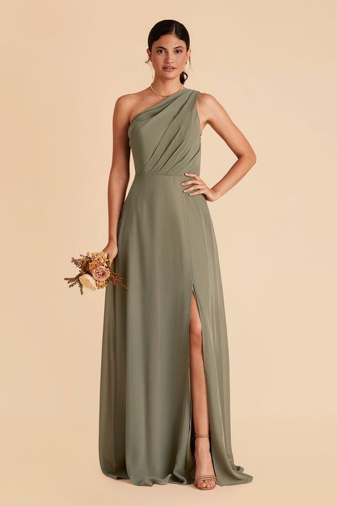 Green Chiffon Bridesmaid Dress, Moss Bridesmaid Dress, Greek Dress, Green Bridesmaid Dress, Moss Dress, Green Chiffon Dress, Bridesmaid Dress Chiffon, Wedding Roles, One Shoulder Bridesmaid Dresses