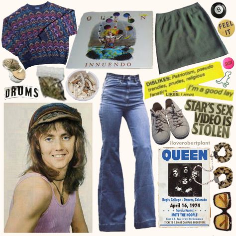 Queen Band Outfits Inspiration, Queen Band Outfits, 70s Outfit, Queen Humor, 70s Inspired Outfits, Roger Taylor Queen, Queen Outfits, Taylor Outfits, Band Outfits