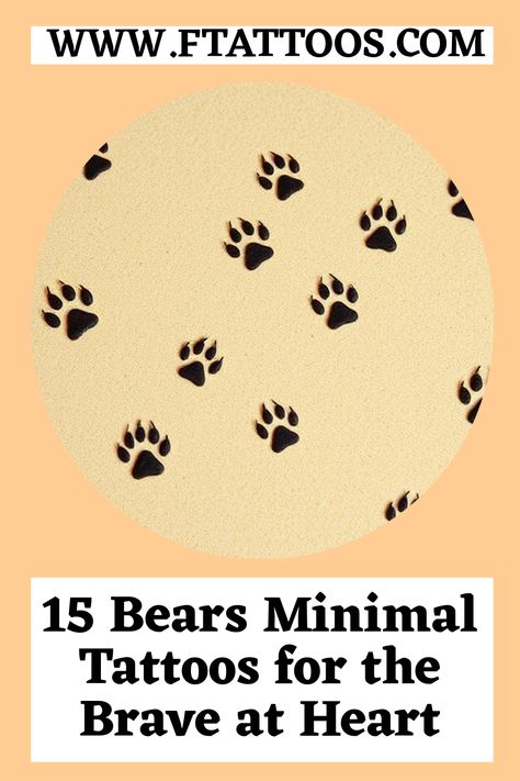 Discover powerful bear minimal tattoos that embody strength and resilience, perfect for the brave at heart—what will your choice reveal about you? Small Bear Tattoo, Line Drawing Tattoos, Faded Tattoo, Bear Paw Print, Minimal Tattoos, Geometric Bear, Bear Tattoos, Silhouette Tattoos, Bear Silhouette