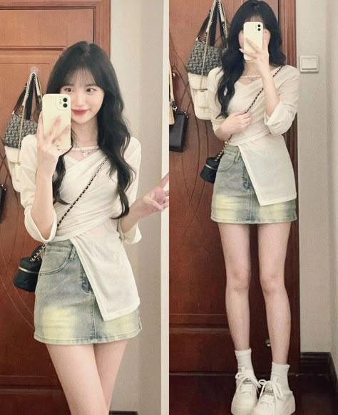 Ulzzang Outfit Korean Style, Outfits Quiz, Tennis Skirt Outfits, Outfit Korean Style, Simple Style Outfits, Multi Way Dress, Korean Casual Outfits, Everyday Fashion Outfits, Stylish Work Outfits