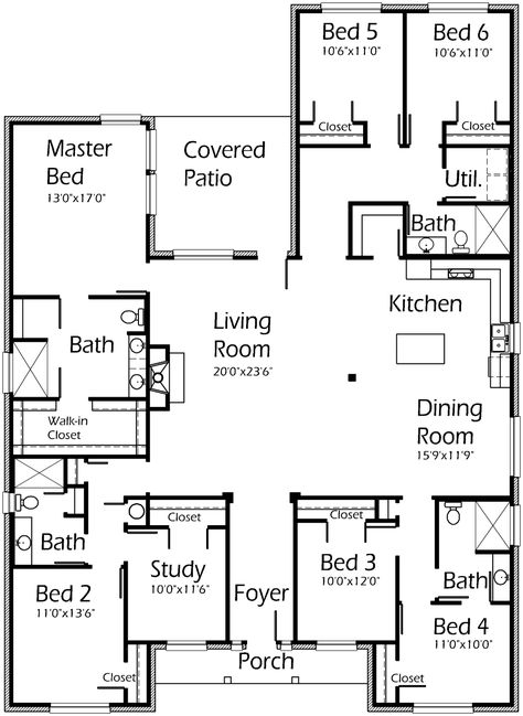 Q3073N | Texas House Plans - Over 700 Proven Home Designs Online by Korel Home Designs 1 Bedroom House Plans, Texas House Plans, 6 Bedroom House Plans, 5 Bedroom House Plans, Two Story House, 2 Bedroom House Plans, Free House Plans, 6 Bedroom House, 4 Bedroom House Plans