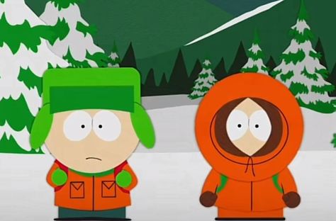 Kyle And Kenny, Kyle South Park, Kenny South Park, North Garden, Kyle Broflovski, Beautiful Drawings, South Park, Cute Art, Favorite Character