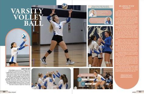 Yearbook Sports Spreads, Jostens Yearbook, Yearbook Covers Themes, Yearbook Design Layout, Senior Scrapbook Ideas, Yearbook Template, Yearbook Class, Yearbook Spreads, Yearbook Layouts