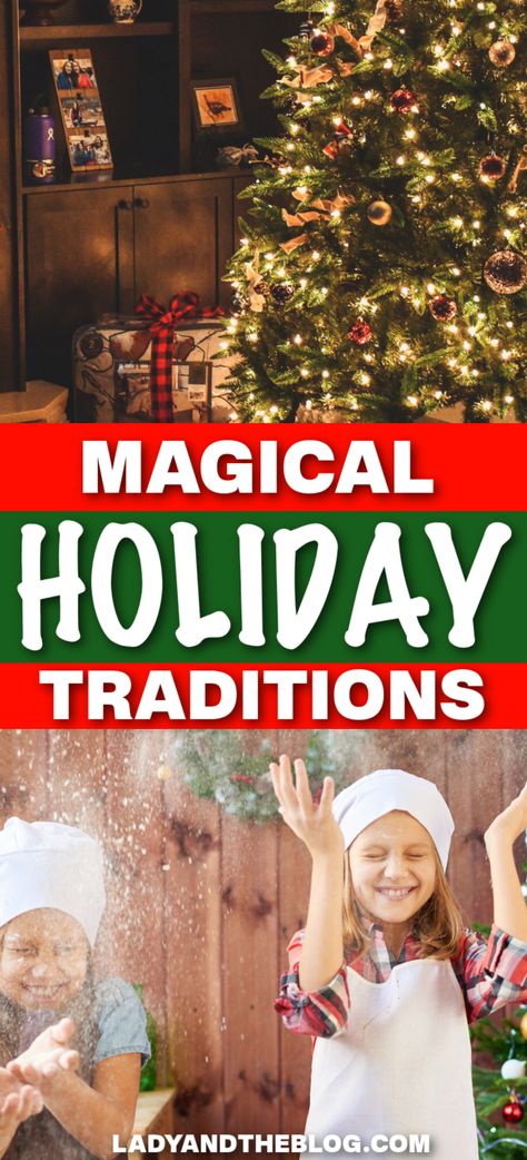 Here's a festive and lovely guide on how to create magical and unforgettable Christmas traditions with the family! Meaningful Christmas, Christmas Experiences, Magical Christmas, Holiday Celebration, Christmas Traditions, Holiday Spirit, The Family, The Holiday, Holiday Traditions