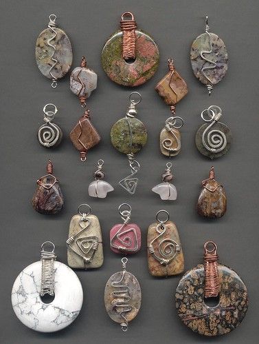 Wire Wrapped Stone Jewelry, Wire Jewelery, Wire Wrap Jewelry Designs, Wire Wrapped Jewelry Diy, Wire Wrapped Jewelry Tutorials, Diy Jewelry Inspiration, Wire Jewelry Designs, Rock Jewelry, Wire Wrapping Stones