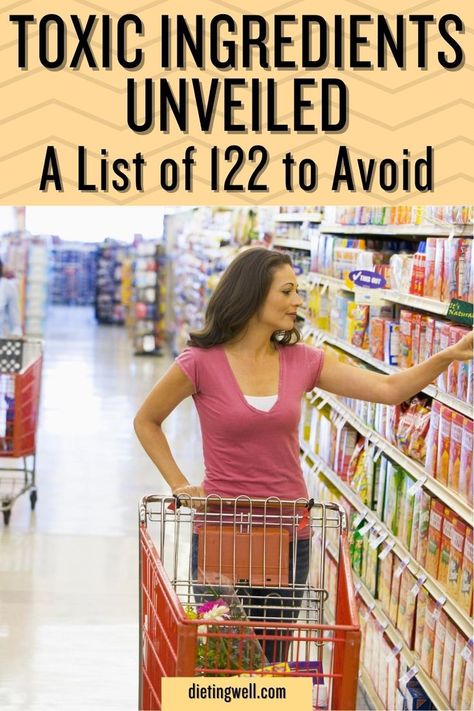 Uncover the shocking truth about 122 toxic ingredients hidden in everyday foods. Arm yourself with knowledge and protect your family's well-being. Download our free checklist now. #FoodSafety #ToxicIngredients Ingredients To Avoid, Anti Oxidant Foods, Reading Food Labels, Avoid Processed Foods, Lower Back Pain Exercises, Toxic Foods, Free Checklist, Receding Gums, Food Additives