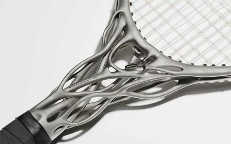 Bionic Design, Metal Printing, Generative Design, Industrial Design Sketch, Parametric Design, Futuristic Art, Tennis Racquet, Mechanical Design, Yanko Design