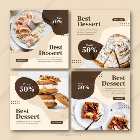 Instagram Design Layout, Interior Design Instagram, Food Template, Food Menu Design, Instagram Template Design, Food Graphic Design, Food Poster Design, Social Media Design Inspiration, Instagram Food