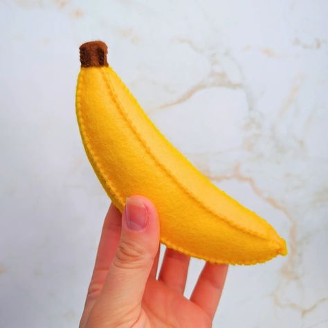 Bananas are back in stock 🥰 #feltfood #feltplayfood #pretendplaytoys #preschoolactivities #farmersmarket #kidsroleplay #foodroleplay #banana Felt Banana, Felt Patterns Free, Kids Role Play, Felt Play Food, Felt Crafts Diy, Bridal Party Favors, Pretend Play Toys, Felt Food, Felt Patterns