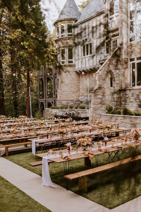 Enchanted Forest Wedding Venue Woods, Forest Wedding Venues California, Castle Wedding California, Big Bear Wedding Venues, Fairytale Castle Wedding, Lake Arrowhead Wedding, Castle Wedding Venue United States, Castle Airbnb, Outdoor Castle Wedding