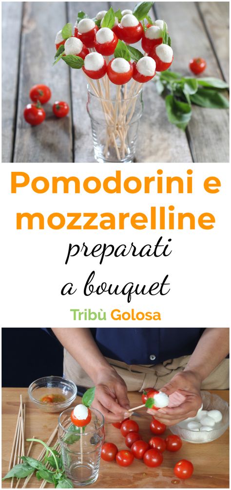 Quando si dice unire forma e sostanza: un #bouquet di "fiori" di #mozzarelline e #pomodorini Provate a realizzarlo e a presentarlo ai vostri ospiti per l' #aperitivo e vedrete che risultati !  #tribugolosa #gourmettribe #golosiditalia #cucina #cucinaitaliana #cucinare #italianrecipes #food #italianfood #foodstyling #yummy #foodlover #ricette #recipe #homemade #delicious #ricettefacili Homemade Sloppy Joe Sauce, Cold Finger Foods, Tomatoes And Mozzarella, Appetizer Buffet, Cupcake Cake Designs, Party Appetizers Easy, Incredible Edibles, Party Finger Foods, No Calorie Foods