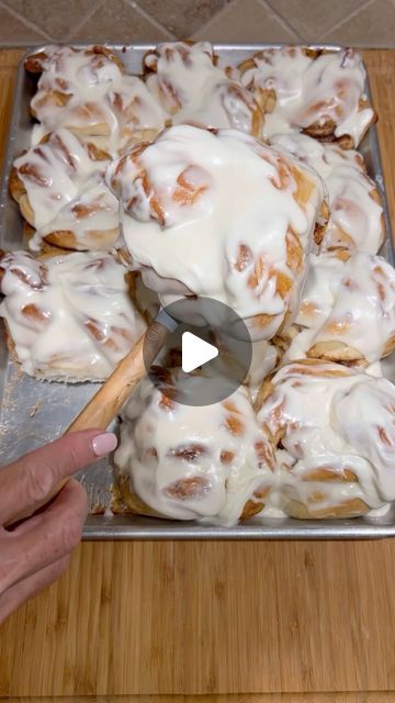 Melanie Hale on Instagram: "SUPER EASY CINNAMON ROLLS!!

Delicious, fancy,  and incredibly easy cinnamon rolls with cream cheese frosting!! Give them a try!! 

Comment “Recipe” and it will get sent to your inbox 😊

#cinnamoroll #cinnamonrolls #easycinnamonrolls #rolls #rhodes #rhodesrolls #easybaking #baking #foodiegram #foodie #bakewithme #mimiskitchen  #cinnamon #cinnamonrolls #brownsugar" Baking Dough Recipe, Cinn Rolls, Rhodes Cinnamon Rolls, Rhodes Bread, Chop Salad, Easy Cinnamon Rolls, Cinnamon Rolls With Cream Cheese, Cinnamon Twist, Cinnamon Rolls With Cream