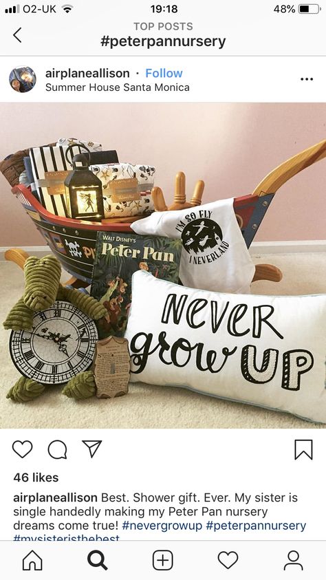 Peter Pan Nursery Boy, Neverland Bedroom, Disney Themed Nursery, Neverland Nursery, Peter Pan Nursery, Peter Pan Party, Disney Room, Disney Room Decor, Nursery Boy