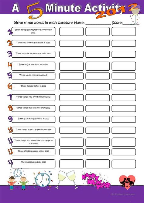 5 Minute Activity, Esl Games, Grammar For Kids, Activity Worksheet, English Exercises, Esl Activities, Speaking Activities, Icebreakers, English Activities