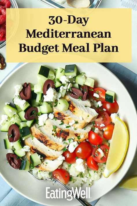 Mediterranean Meal Plan, Mediterranean Diet Dinner, Mediterranean Diet Recipes For Beginners, Mediterranean Diet Snacks, Salad Appetizer Cups, Mediterranean Diet Food List, Mediterranean Recipes Healthy, Food Mediterranean, Mediterranean Cooking