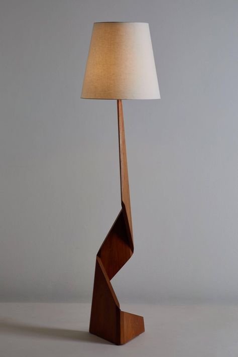 Mid-Century Modern Danish Floor Lamp Mid Century Modern Lamp, Beautiful Floor Lamps, Luminaire Original, Lamp Makeover, Wood Floor Lamp, Wooden Light, Lampe Decoration, Lighting Design Interior, Floor Lamp Design