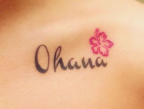 Fingerprint Tattoos, One Word Tattoo, Ohana Tattoo, Wörter Tattoos, Hawaii Tattoos, Pretty Hand Tattoos, Semicolon Tattoo, Hawaiian Tattoo, Henna Tattoo Designs