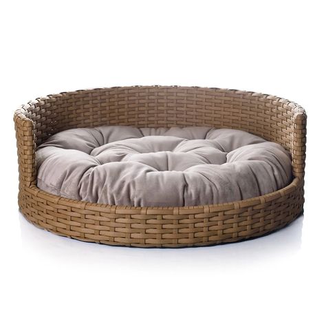 Comprar Cama Redonda Cachorro/Gato Pequeno/Médio 65x65Cm Fibra Sintética Veludo Nude - BedFurPets Dog Bed, Outdoor Bed, Pet Accessories, Dog Cat, Outdoor Furniture, Outdoor Decor, Bed, Dogs, Furniture