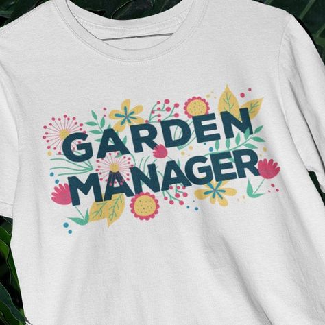 Green T-shirt For Gardening In Summer, Cotton T-shirt For Gardening In Summer, Cotton Graphic Print T-shirt For Gardening, Short Sleeve T-shirt With Plants Print For Gardening, Green Plants Print T-shirt For Gardening, Gift For Gardener, Gardening Gift, Gardening Outfit, Garden Quotes