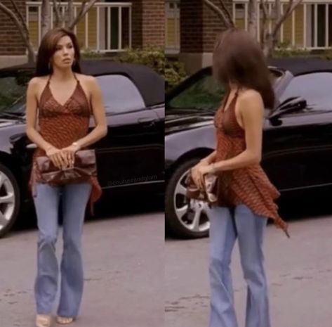 Gabriella Solis, Gabby Solis, Eva Longoria Desperate Housewives, Tv Characters Outfits, Eva Longoria Style, Sofia Vergara Style, Gabrielle Solis, Tall Girl Fashion, Outfits 2000s