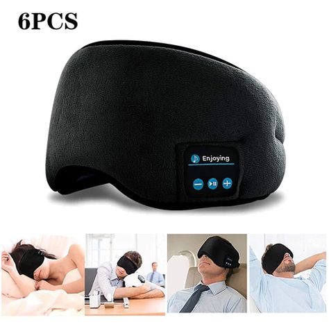 Bluetooth Sleeping Headphones Eye Mask Sleep Headphones Bluetooth Headband Soft Elastic Comfortable Wireless Music Earphones - Earphones & Headphones - AliExpress Bluetooth Headband, Sleeping Headphones, Music Earphones, Sleep Band, Eye Mask Sleep, Sleep Headphones, Headphones Bluetooth, Sleep Music, Eye Cover