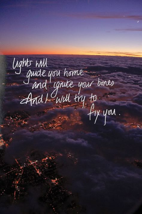 #Coldplay - Fix You Fix You Coldplay, Favorite Lyrics, Cool Lyrics, Coldplay, Song Quotes, Fix You, Lyric Quotes, Music Quotes, Music Lyrics