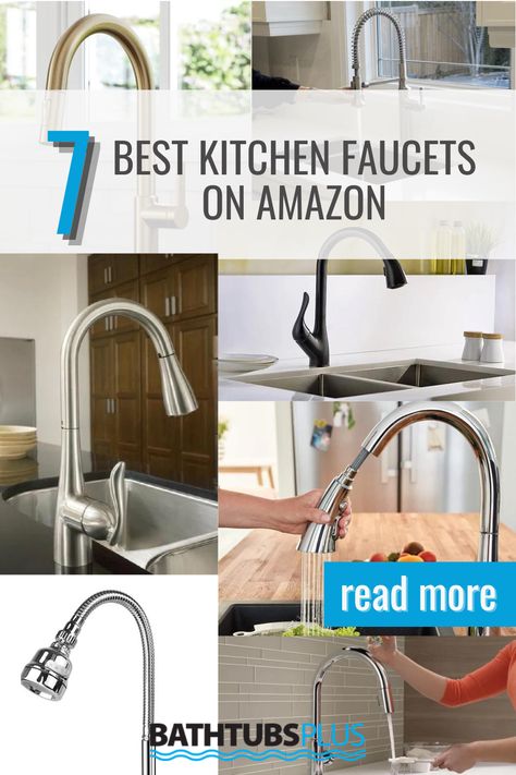 Looking for the best kitchen faucets available on Amazon? From pull-down sprayers to touchless operation, this brief yet comprehensive review will help you make an informed decision and find the perfect kitchen faucet to elevate your cooking and cleaning experience. Touchless Faucet Kitchen, Best Kitchen Faucets Pull Down, Kitchen Faucets 2024, Kitchen Faucet Styles, Best Kitchen Faucets, Kitchen Faucets Pull Down, The Perfect Kitchen, Popular Kitchens, Perfect Kitchen