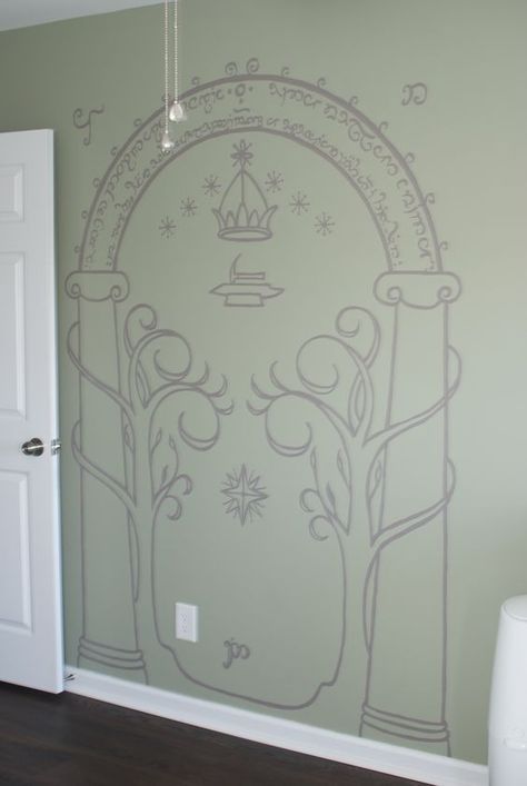 Lord Of The Rings Room, Lord Of The Rings Nursery, Styl Grunge, Lord Of Rings, Nerd Room, Nursery Room Inspiration, Being Creative, Nursery Inspiration, Creative People