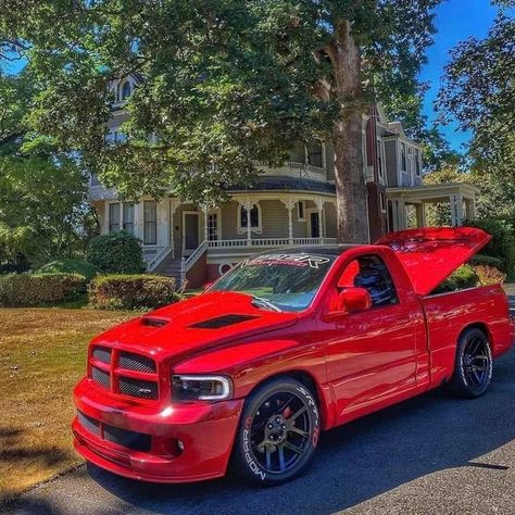 Ram 1500 Custom, Dodge Ram Srt 10, Truck Paint Jobs, Ram Sport, 2004 Dodge Ram 1500, Single Cab Trucks, Dodge Srt, Dropped Trucks, Custom Pickup Trucks