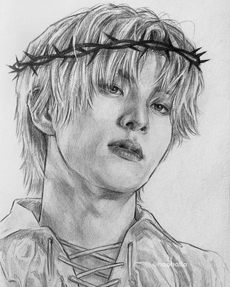 Jake Shim enhypen art pencil Sketch Creative, Human Sketch, Dream Drawing, Boy Sketch, Indie Drawings, Face Sketch, Kpop Drawings, Realism Art, People Illustration