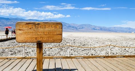 Visiting the lowest point in North America is an experience in itself, but there's plenty more to do at Badwater Basin. Rhyolite Ghost Town, Badwater Basin, Places Worth Visiting, Air Balloon Rides, Hiking Trails, Nevada, Night Life, Photographic Print, North America