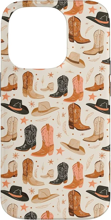 Amazon.com: iPhone 13 Pro Max Cowboy Boots & Hats Pattern Vintage Boho Western Cowgirl Case : Cell Phones & Accessories Aesthetic Cowboy Boots, Coastal Cowgirl Phone Case, Aesthetic Cowboy, Vintage Cowboys, Western Phone Cases Iphone 11, Cute Cowgirl Phone Cases, Western Iphone 13 Cases, Western Phone Cases Samsung, Hats Pattern