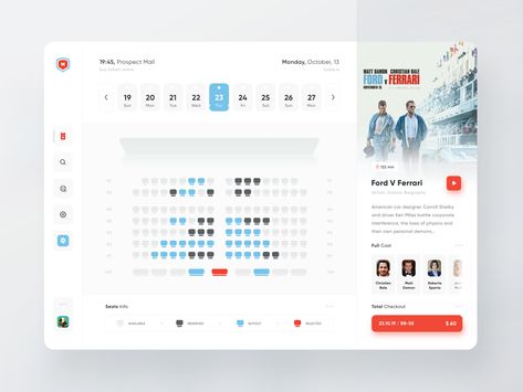 Ui Website, Ticket Design, Ui Design Website, Movie Tickets, Ui Design Inspiration, Cropped Jumpsuit, Job Board, User Interface Design, Online Tickets