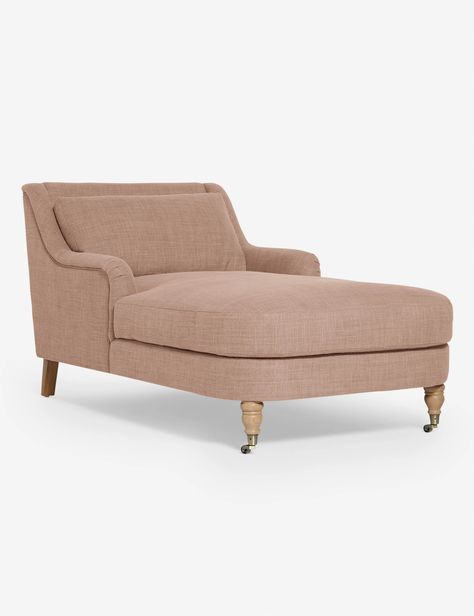 Rivington Chaise by Ginny Macdonald Terracotta Linen, Burled Wood Furniture, Disc Interiors, Contemporary Sofas, Bedroom Nook, Lulu And Georgia, Dining Room Storage, Exclusive Furniture, Wall Bed