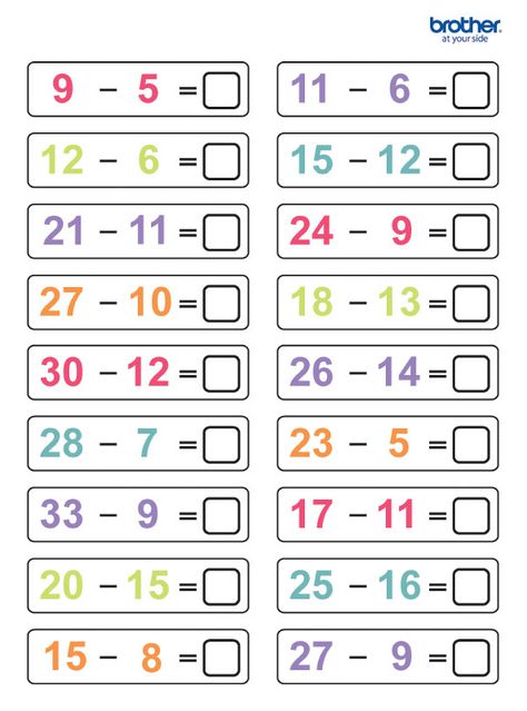 Free Printable Math Under 11 Subtraction | Creative Center Mental Maths Worksheets, Cvc Words Kindergarten, Math Subtraction, Classroom Organisation, School Materials, Math Questions, Math Homework, Printable Flash Cards, Math Addition