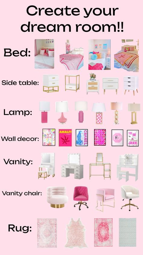 Room Preppy, Preppy Skincare, Dream Bedroom Inspiration, Big Girl Bedrooms, Aesthetic Room Ideas, Room Redesign, Preppy Room Decor, Preppy Room, Cute Bedroom Decor