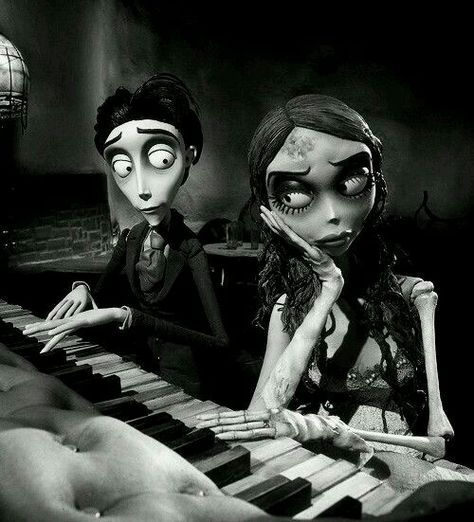 Tim Burton Corpse Bride, Tim Burton Characters, Tim Burton Style, Tim Burton Art, Tim Burton Films, Tim Burton Movie, Corpse Bride, Halloween Movies, The Piano