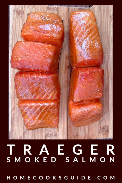 Smoked Salmon Recipes Traeger, Salmon Brine Recipe, Treager Smoked Salmon Recipes, Smoked King Salmon Recipes, Pellet Grill Smoked Salmon, Smoked Salmon Recipes Smokers, Smoked Salmon On Traeger, Salmon Brine Recipe Smoked, Smoked Salmon Recipes Pellet Grill