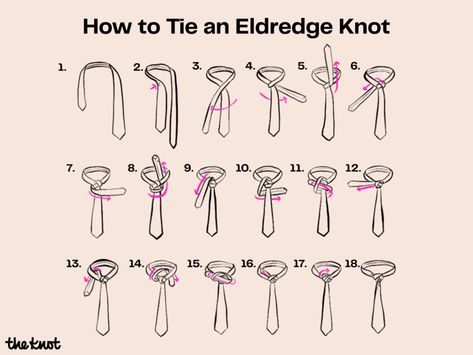 Balthus Knot, Half Windsor Knot, Simple Tie Knot, Different Knots, Eldredge Knot, Full Windsor Knot, Double Windsor, Tie Knot Styles, Half Windsor