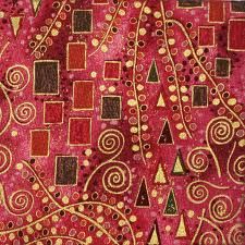 Klimt patterns Gustav Klimt Art, Klimt Paintings, Klimt Art, Gustav Klimt, Art Sculpture, Red And Gold, Art Techniques, Art Quilts, Van Gogh